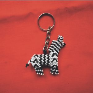 Zebra Keychain